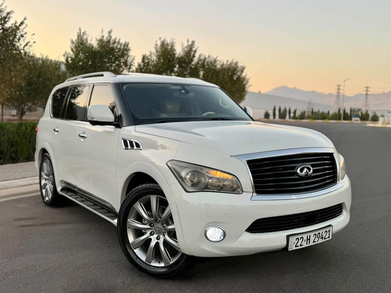 ‏ INFINITI QX56 2013
أنفنيتي QX56 موديل 2013 فول فول مواصفات ١/١
مواصفات خليجي وكالة شريكة سردار
سيارة جديد مثل شريكة 📦📦🧿🧿
 -----------------------------------------
مكان🌆: سليماني                   
 سعر💵: ارخص سعر  163$
تليفون 📲: ***********
                  *********** واتساب
  -----------------------------------------
▫️محريك V8 5.6L تمانية سلندر
🔹گير و محرك بشرط ✅
🔹بدون صوت و صرف و خلل كل بشرط فحص📦✅
🔹ماشيه 142 الف كيلو متر حقيقي
 
▫️سيارة جديد حديد بدون بارد و بدون رصعات
🔹بيها ( واحد جملغ خلفي صبوغ ) بدون داخل  اثر شخت شرط❌
🔹بدون أيرباگ كل بيلادي سليم ١٠٠/١٠٠
🔹سيارة حيل حيلوة جديد جديد ماشاالله
سيارة على وضع شريكة لوك 📦📦
 
▫️مواصفات
{{ بصمة - سلايت - داخل بيجي - فورويل - رادار امامي و خلفي - رادار جانبي - خمس كاميرا - ٣ شاشة - تشغيل عن بعد - صندوق شفت - ثلاجة - كشنات جلد - كشنات تتفيئة و تبريد -   - كشن و ستيرن خزن - كشنات امامي و خلفي كهربا - تيريد مركزي - حصاص امامي و خلفي - سماعة BOSE - مراي شفت - داخل فورميكا - ڤوليوم - تحديد سورعة - زينؤن - بعد }}
 
▫️اربع تاير و ويل حجم 22 بيلادي جديد
🔹سيارة جديد ماشالله بدون نواقص
🔹سيارة شرط بدون اى نواقص گير و محرك و حدادي و كاهرباى كولة بشرط
🔹سنوية و رقم جديد سنوي بأسمي تحويل غرامة بشرط
