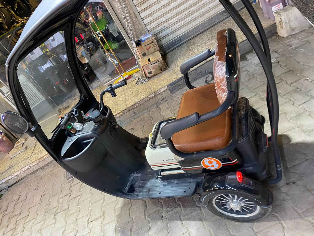 دراجة شحن • بطاريات جديدة • حي الإعلام