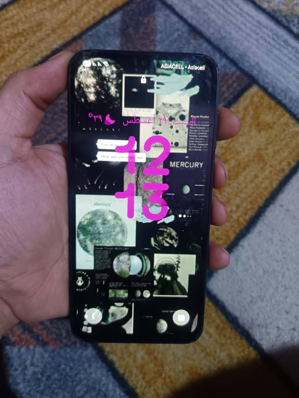 بيع ومراوس
سامسونك a15 جهاز مكفول من تصليح فقط بي فطور بشاشه شوي ذاكره ١٢٨ جهاز بدون عطل وبدون اي تصليح ع فحص سعره ١٠٠ ويرهم مراوس مكاني البصره ابو الخصيب ***********
