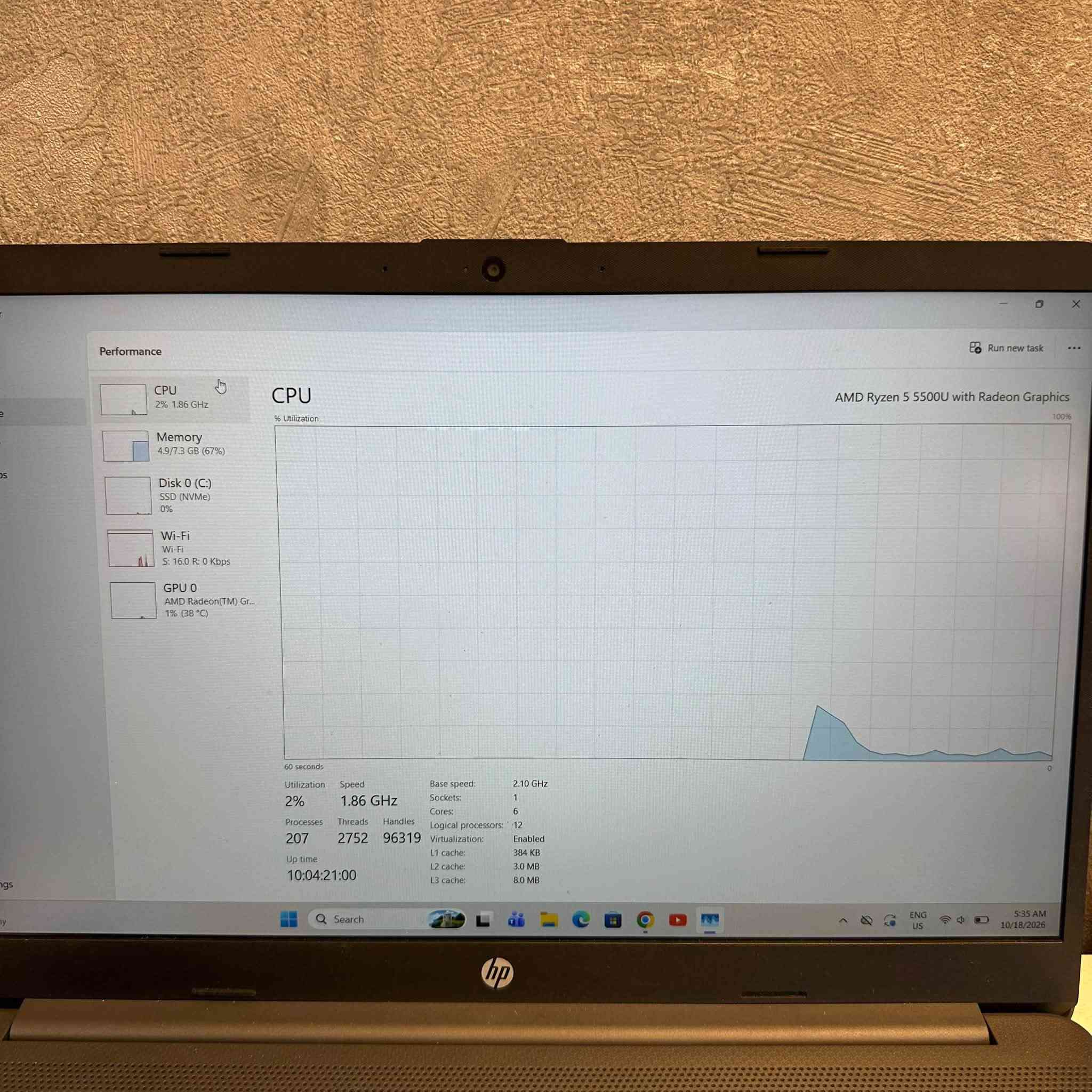 HP 255 G8 • Ryzen 5 5500 • 256GB NVMe