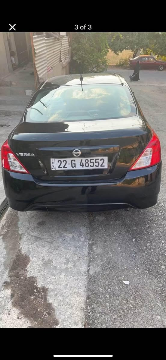 نیسان ڤێرسا ٢٠١٦ 
گێر تۆماتک 
سوکان ڤۆلیۆم 
سیستەمی abs 
٢ پارچە و بستێکی بۆیاغه بە ٣ پارچە دەفرۆشم 
پێشی کەپسە،  پشتی جەمپەکی خەفیفی هەیە 
گێر و  مەکینەو ساردی و گەرمی بە شەرت 
ژینگەو رێگاوبانی نوێیە  
5$وەرەقە غرامەی لەسەرە 
***********
واتس ئاپ و فایبەر شقلاوة, أربيل
