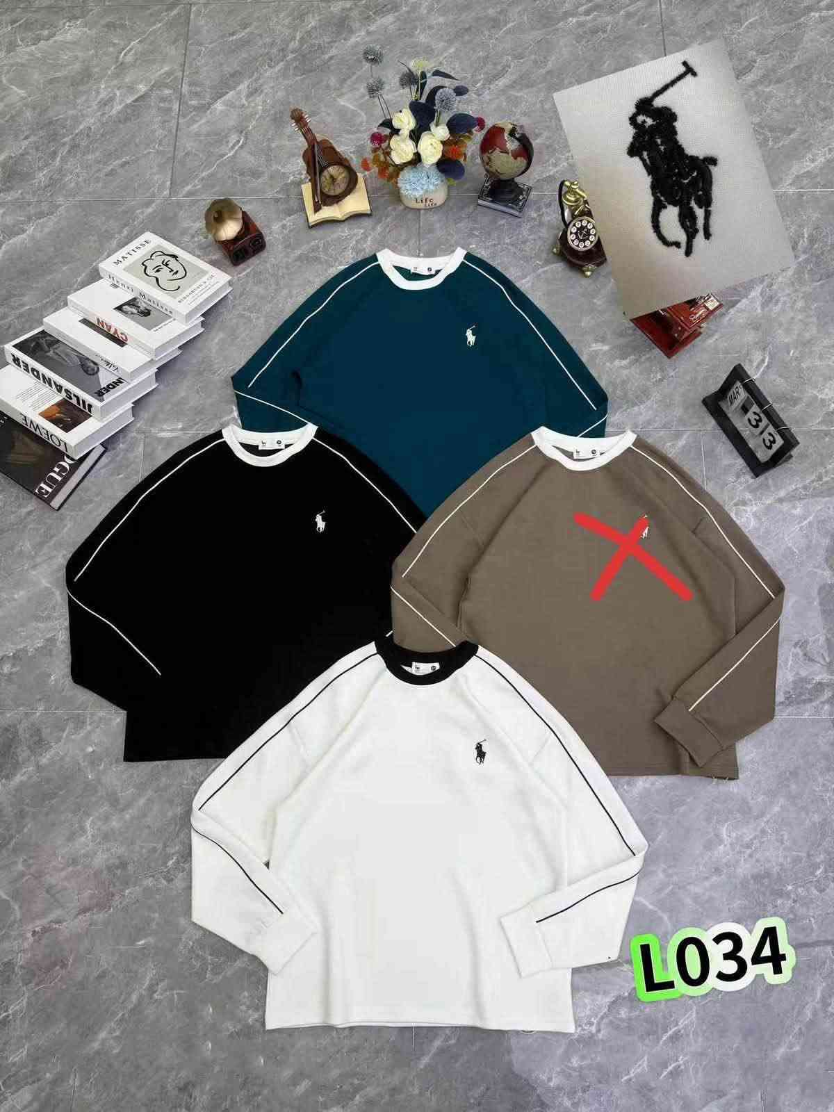 سويتر سفنجي • مقاسات L-3XL • درزن 12