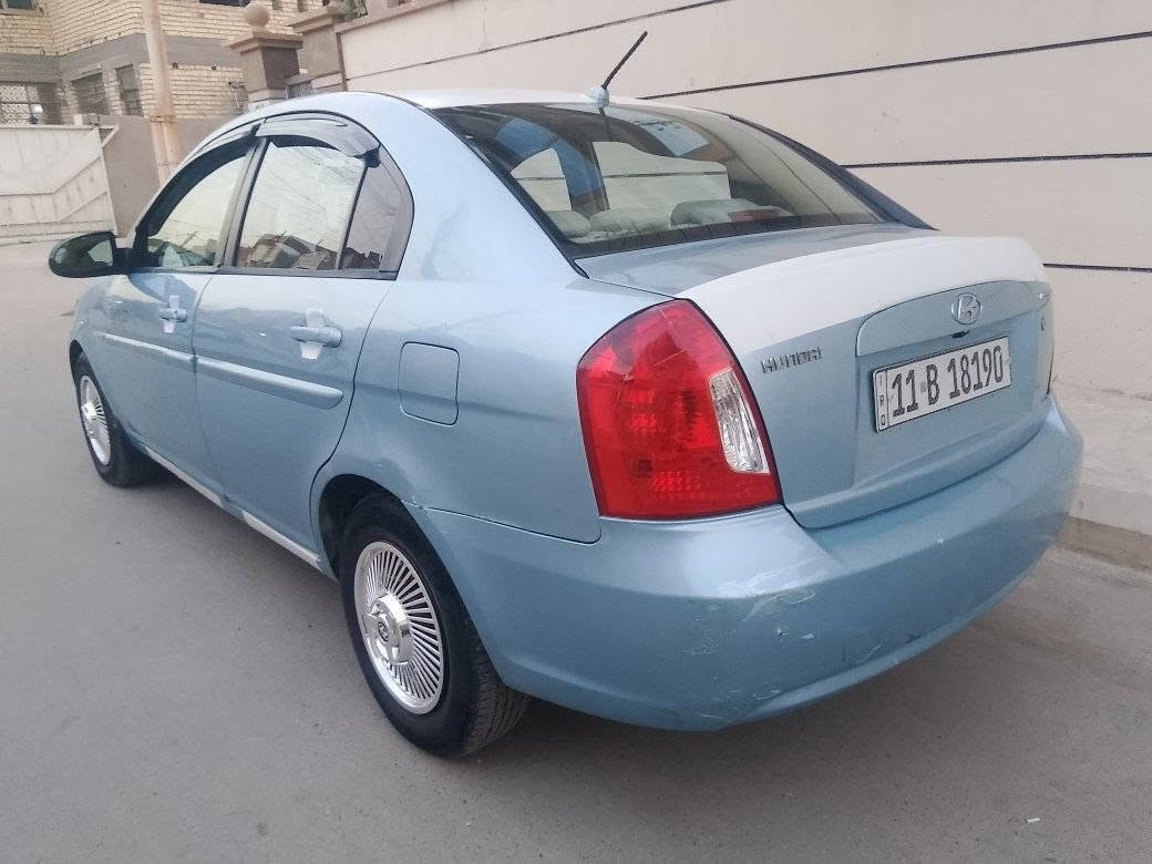 اكسنت موديل 2009  رقم بغداد باسمي مكينة دوش 1600 جاهزة للاخير بدون اي نقص مصبوغة عام تبريد ثلج تخم تاير حدادية جديدة جاهزة السعر 65 قفل عنواني بغداد للاتصال ***********

