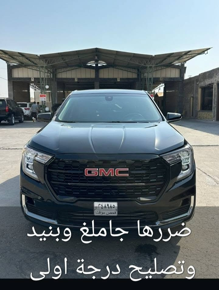 جمسي تيران  2023 تبديل بنيد وجاملغ السياره جديده جدا بدون رقم منفيست باسمي حساسات خلفيه أماميه اشارات بمري وباقي المواصفات السعر 142  وبيها مجال للإستفسار ***********  مكاني البصره شكرا  لإدارة الكروب

نص مكتوب في الصور:
- موديل 2023
- السعر 143 وبيها
- كامره خلفيه
- رادارات خلفيه
- ضررها جاملغ وبنید وتصليح درجة اولى