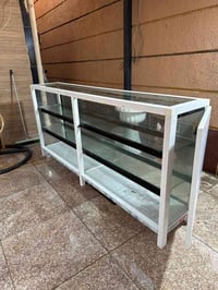 فترينة عرض • ألمنيوم • ٢١٤×١٠١×٣٧سم