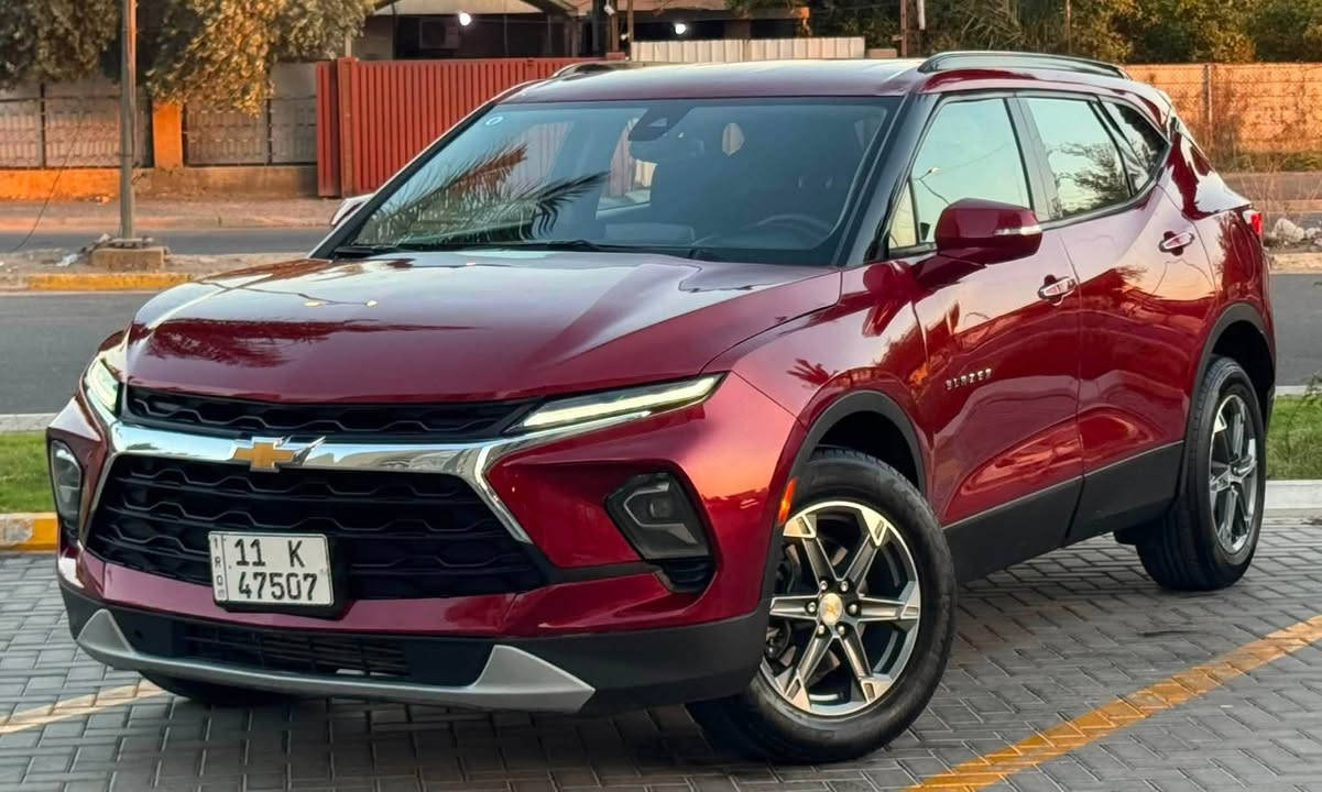 Chevrolet blazer 2023 Lt شوفرليت بلايزر
ماشية 43 الف 
حادثها جانبي قطعتين صبغ و قطعتين مبدل نفس اللون 
( لغد شاصي مكفول ) 
المواصفات Lt : 
-تشغيل عن بعد
-بصمة ابواب مع بصمة تشغيل
-كراسي كهرباء 
-شاحن لاسلكي
-انظمة قيادة
-فور ويل مع عدة انظمة
-تبريد قطعتين منفصل
-رادار امامي مع نقطة عمياء
-بك لايت led
-هاند بريك بصمة
-حساسات خلفية
-جنطة كهرباء
-نظام اوتو ستوب
جديده جدا بدون اي نواقص تراي زيرو
 مكاني بغداد / الكرخ
السعر 168 ورقه وبيها شي بسيط 
***********
