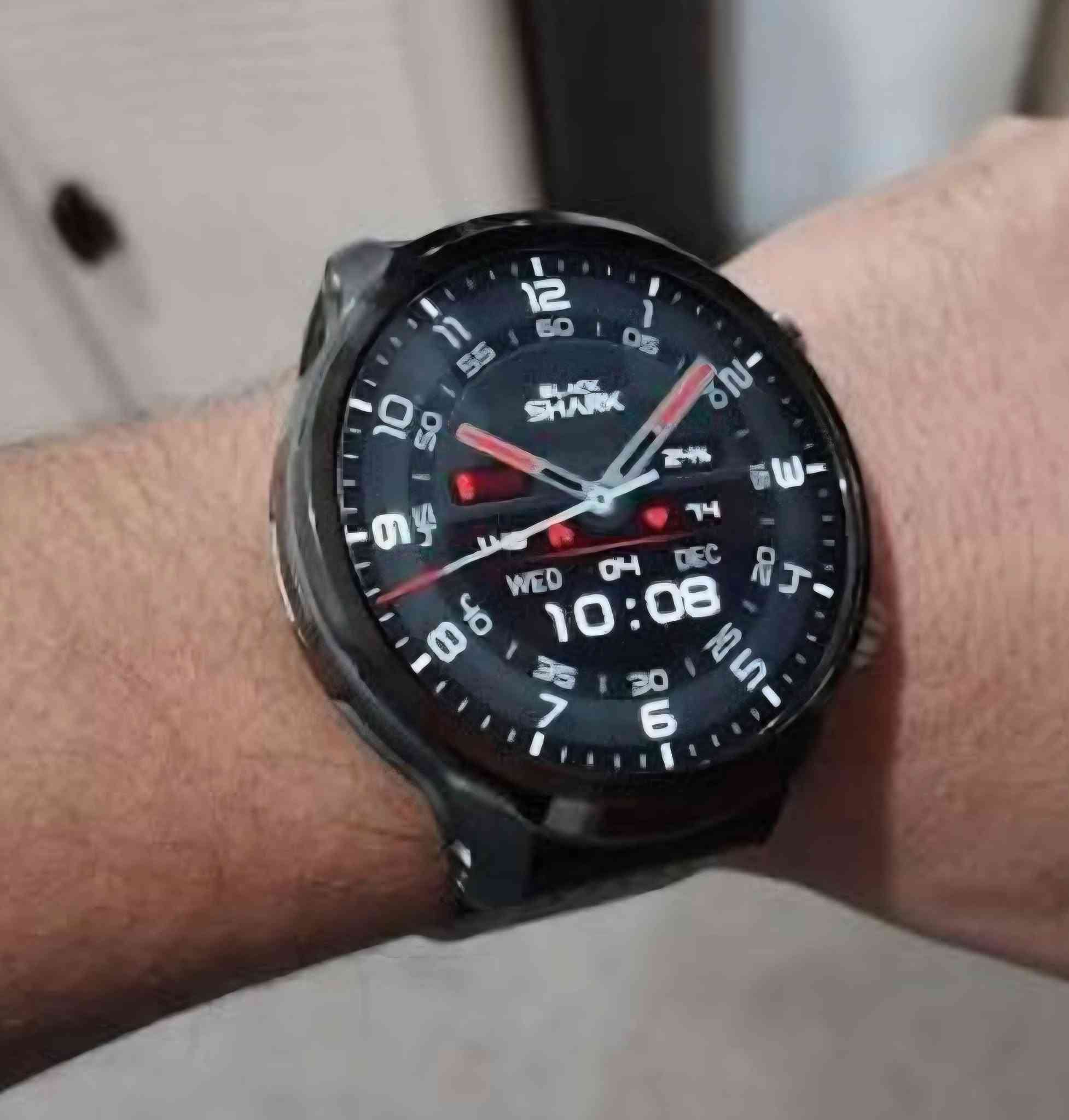السلام عليكم ساعه Black Shark Watch X لون اسود  مع كامل الملحقات الكارتون والشاحنه وسير عدد ٢ جلد وسلكون
السعر 85.000 الف  وبيه مجال بسيط 
مكاني البصرة / ***********
المواصفات
🖥️ الشاشة
1.9 بوصة، دقة 360×360
⚙️ النظام
Android 8.1
💾 RAM
3 GB/النسخة
💽 التخزين
32 GB
📶 الشبكة
4G LTE
📱 الشريحة
Nano-SIM
📡 Wi-Fi
نعم
🛰️ GPS
GPS + GLONASS + BeiDou + Galileo + QZSS
📲 Bluetooth
Bluetooth 4.2
🔋 البطارية
900mAh
💧 مقاومة الماء والغبار
IP67
❤️ الصحة
قياس نبض القلب وSpO₂
📷 الكاميرا

🎵 التطبيقات
يمكن تثبيت تطبيقات Android من متجر التطبيقات/Google Play بحسب الدليل
🔄 السير
قابل للاستبدال
🎙️ المكالمات
مكالمات مباشرة عبر شبكة 4G
السلام عليكم ساعه Black Shark Watch X لون اسود  مع كامل الملحقات الكارتون والشاحنه وسير عدد ٢ جلد وسلكون
