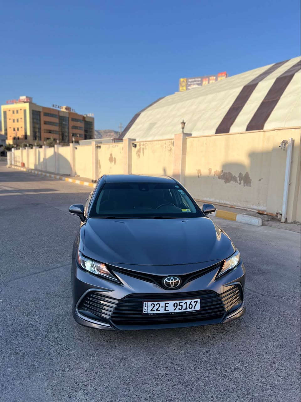 Toyota Camry22022-Le AWD
دوو بارجه صبوغ بي داخلي بي يرباك قباخ صندوق صبغ كه ل جملغي بشتي بي داخلي شرت دبل اكسن كوشن هيته ر سكان هيته ر كوشن كهرباي و كوشن خزن 
گير و مكينه تحويل و وكاله شرت
رقم و سنوي جديد 
*********** اكر, نينوى
