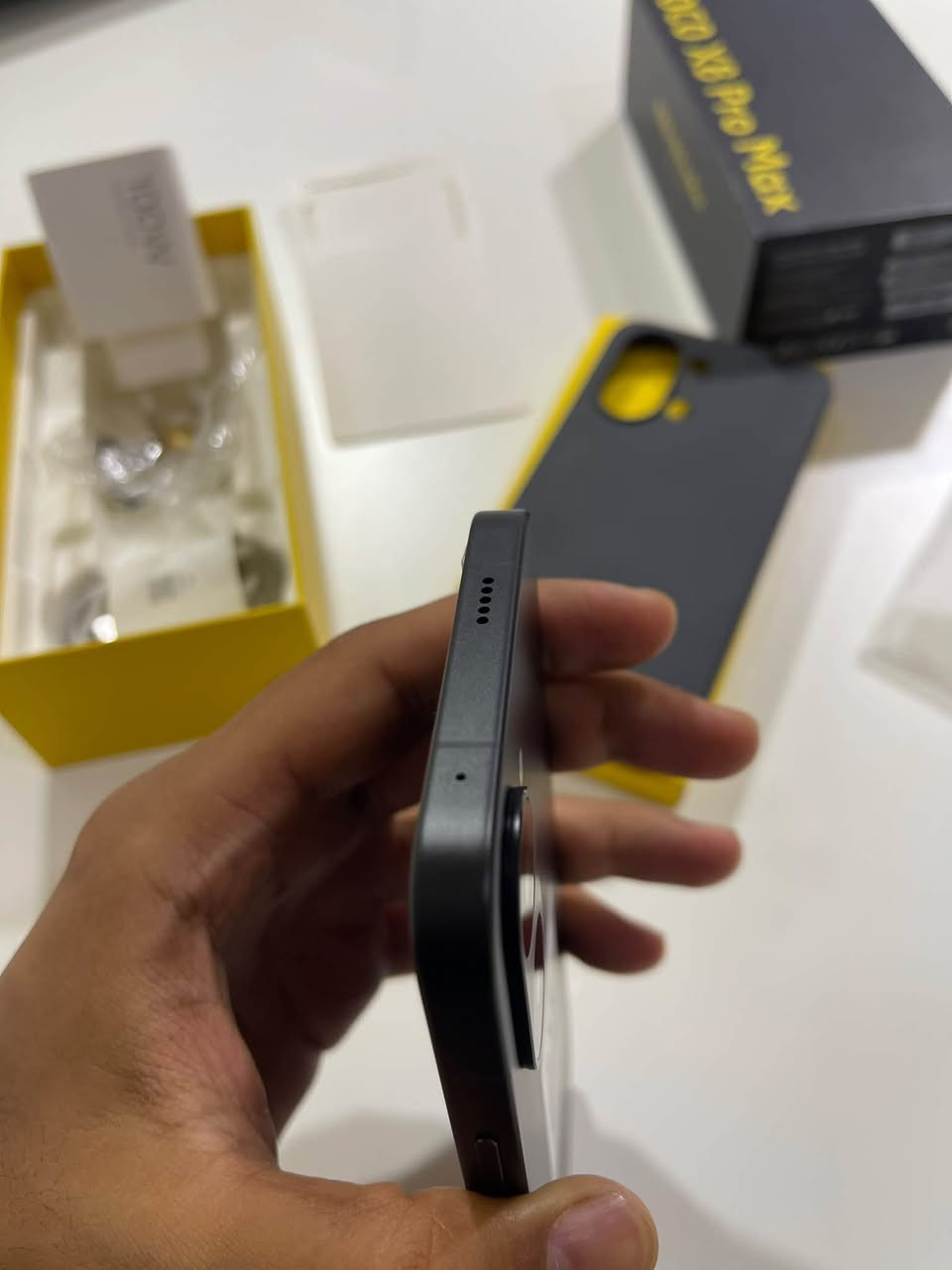 Poco X8 Promax😍
512G👍🏻
Rom:12👌🏻

تەنها 11 جار شەحن کراوە و پاتری 100🔋💯

پاکەت و کەڤەر و شەحنی خۆی لەگەڵە👌🏻

%100 پاکە و حسابکە لۆکە💯

تەنها(730,000)🔒

بۆ ئاگاداریتان نرخی شەریکە (860,000)❤️

نص مكتوب في الصور:
- 19:32 68 Battery protection Battery info Battery health 100% Cycles 11 Manufacture date Apr 2026 First use Aug 2026 Charging protection Charge fully Battery protection To extend battery life, the device will stop charging when battery level reaches 80% and charge fully only when scheduled Intelligent charging To extend battery life, the system will learn how you charge your device and stop charging when battery level reaches 80% in applicable situations