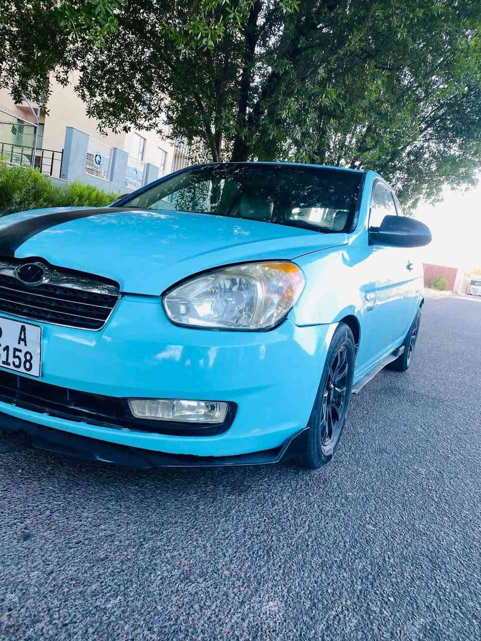 اللهم صلي على النبي 
لون مميز الوحيده بلعراق
اكسنت رياضي
موديل 2009
جاهزه من كولشي
صبغ عام تغير لون مغير بسنويه
تحكم 4جهات
شاشه +كامره دواره ويه الستيرن
منظومة زنون 
كشافات ضباب
كشنات جلد
تحويل بغداد مشروع.وطني
عليه ادامه كامله من كولشي 
سعره 54وبيه مجال 
ملاحظه سياره محرك 1600رياضي صاروخ شرط دك 180ويه التبريد 
للمعلومات***********
