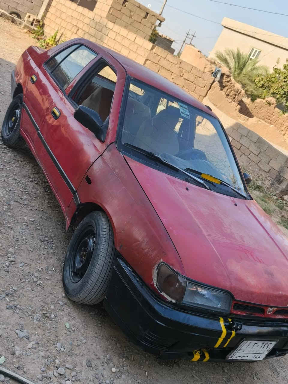 السلام عليكم نيسان صني 1992 رقم كركوك ألماني سنويه عضم يرهم مراوس حسب القناعه ***********
