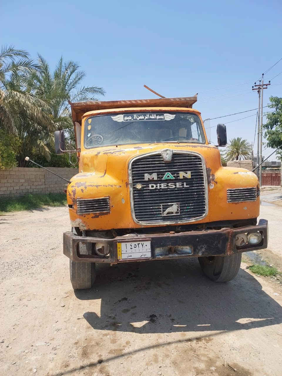 للبيع مان موديل ٧٥ محرك كير اكسل شاصي مكفول شغال رقم ديالى الماني السعر ١٢ وبي مجال مكان ديالى المقدادية الهارونيه رقمي ***********

