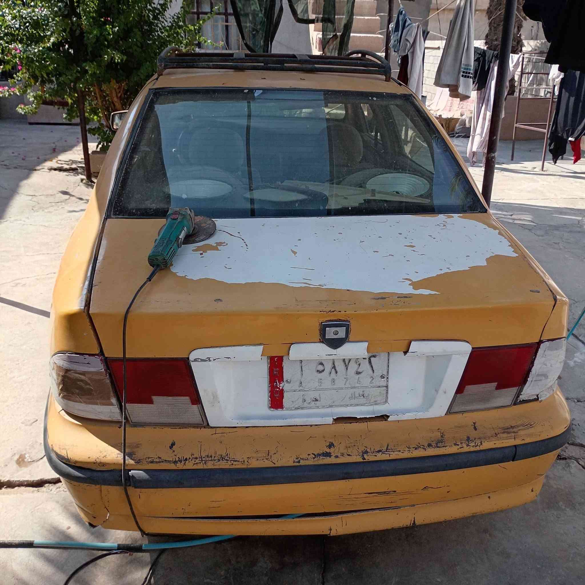 سمند 11بغداد صفره بلا صاحب مكانها تكريت سعرها 7اوراق بيها مجال قليل
السيارة اتعهد دوله وعشاير
الصدر المامي كلها بدلته مشط بدلت الكور فتحته وسويته بيها الجبن ينط دهن وغركان المحرك بل دهن
سيارة حيل حلوه وكاعدة لا تخابرني تكلي شبيها ابيع فحم في فحم مكانها صلاح الدين تريت قرية عوينات
ه***********
