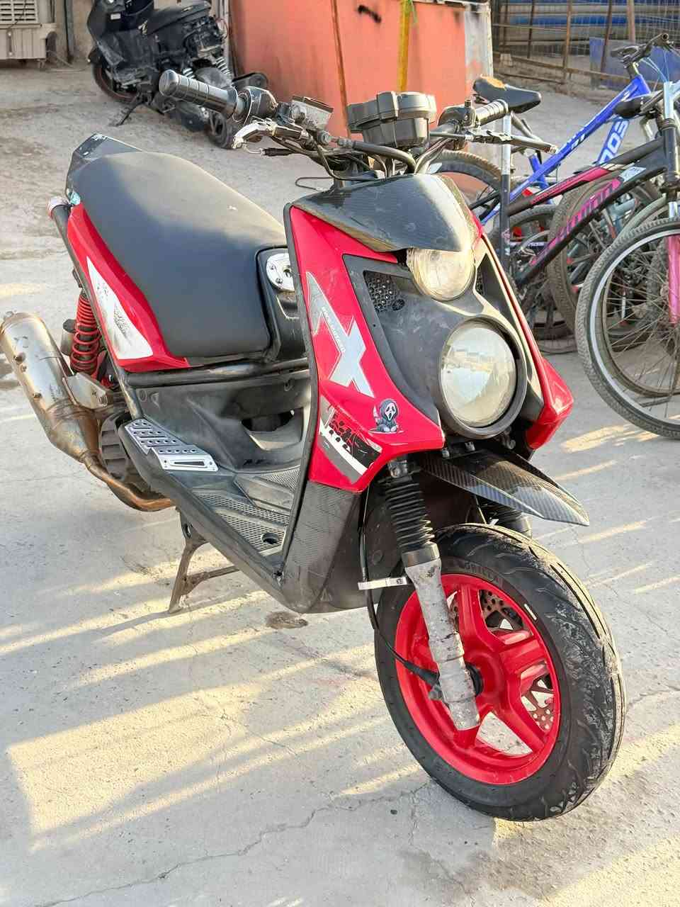 سكنز جبلي دراجه مكفوله كامله مكمله مناقصه برغي. بلاديه كفر ومكينه والسواد بيه تزويد خفيف وحلو شوفت عينك 
بك لايت
ستيرن كاربون اصلي 
صالنصه
 صجميه 
يدات بريك  
قبق عنبار
كلجات  
سلايدرات 
فلنجه ملاحضه التزويد كله اصلي ماكو شي تجاري
مكاني بياع تقاطع درويش ***********
