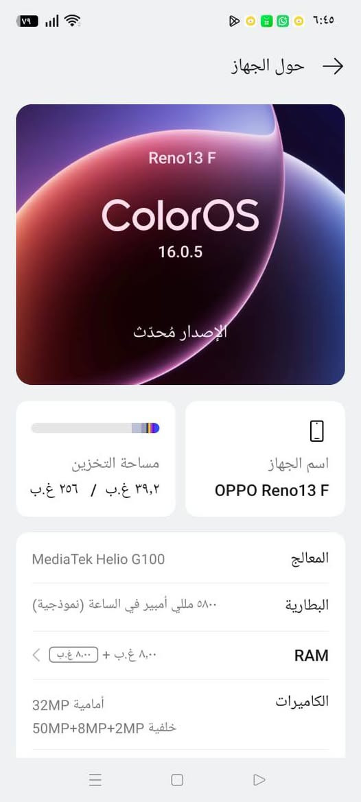رينو ١٣ F • ٢٥٦ • ضمان
