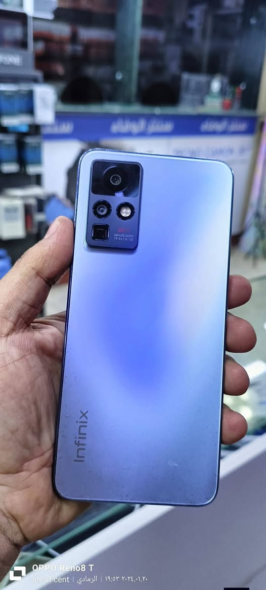 جهاز INFINIX ZERO X 📱
المواصفات:
▪️الشاشة من نوع AMOLED بتردد 120Hz قياس 6.67inch 
▪️المعالج Mediatek Helio G95(12nm)
▪️معالج رسوميات Mali-G76
▪️الذاكرة 128G+8GB 
▪️الكاميرا الرئيسية 64MP 📷
▪️مكبرات صوت مزدوجة dual Speakers 🔊
▪️بطارية سعة 4500mAh 🔋
▪️يدعم الشحن السريع بقدرة 45W 🔌
أضافه بصمه جانبية وبصمه شاشة 
تصوير رقمي 60X
سلاسة بالالعاب 
دبل شريحه 
( معلومة) بي فطر بالضهر ممأثر على الجهاز 

العنوان : بغداد / مدينة الصدر 
هاتف : ***********
السعر : 180 الف
