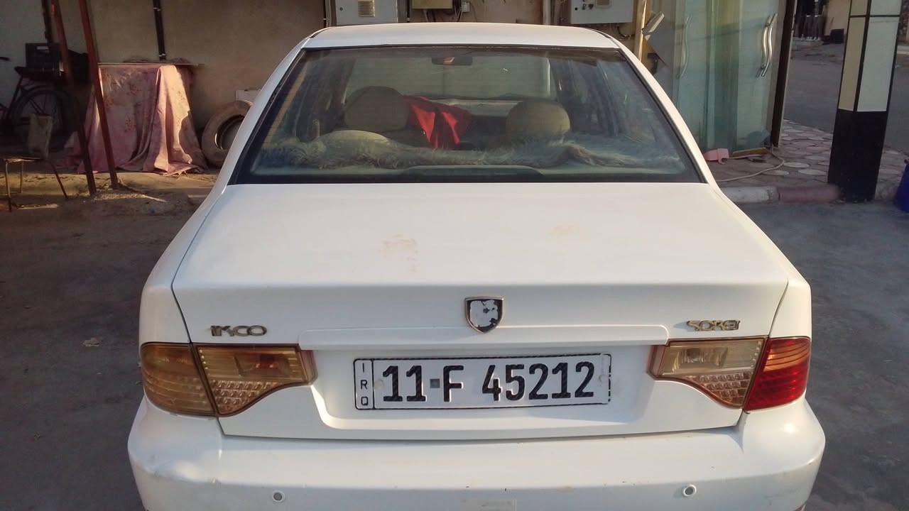 سمند سورن موديل 12 رقم انكليزي سنويه الغايت 2030بسمي رقم بغداد ***********
