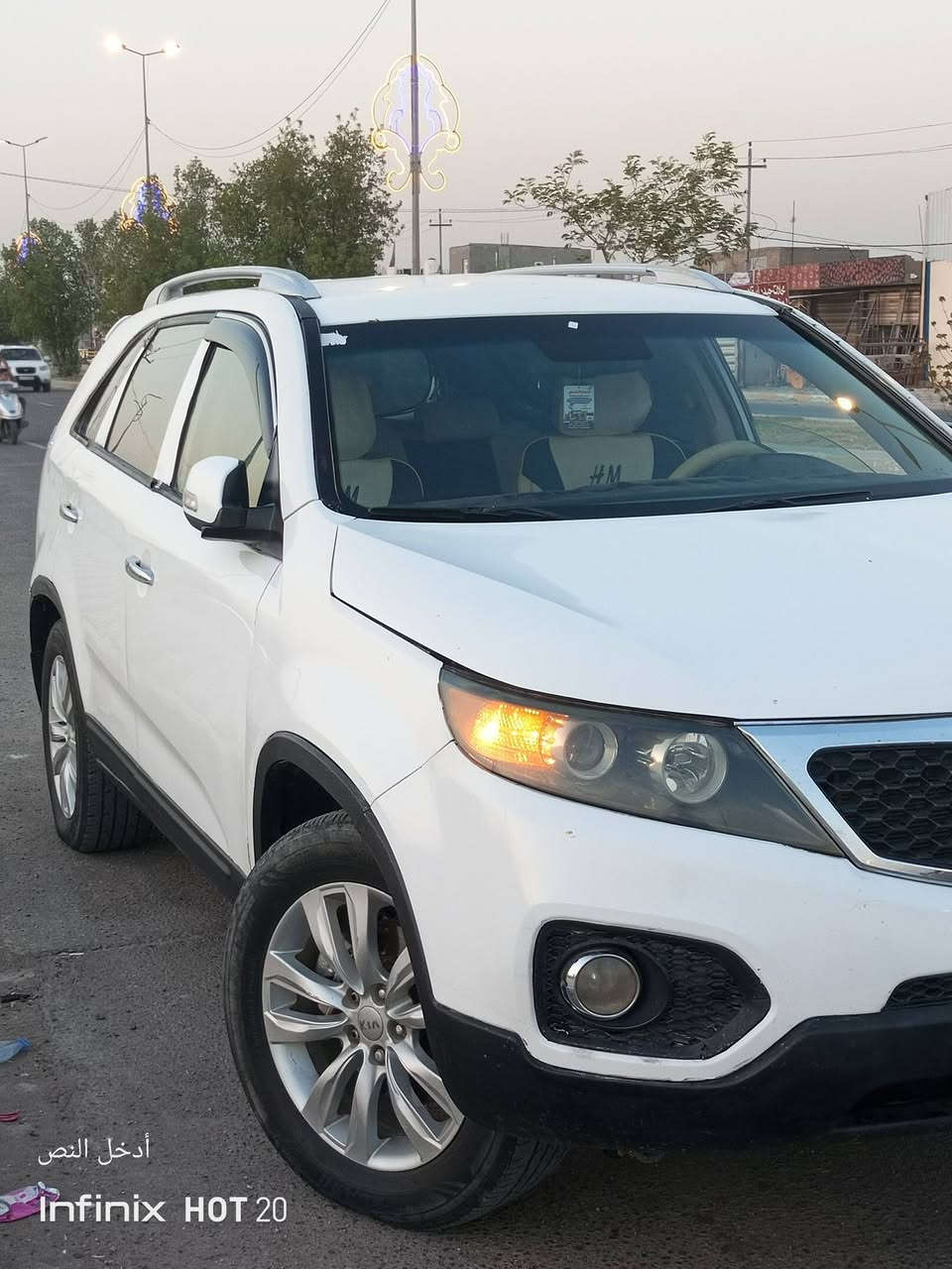 السلام عليكم 
كيا سورينتو ٢٠١٣ خليجي 
رقم دهوك الدولي بسمي 
٤ سلندر 
٧ راكب 
/بيه رشات صبغ
مثبت سرعة
كشنات جلد
تبريد ثلج 
ويل الحجم الكبير 
كير و محرك شرط 
السعر 115 وبيه مجال 
مكان بابل الشوملي 
***********/ 
‏‪***********‬‏ /
