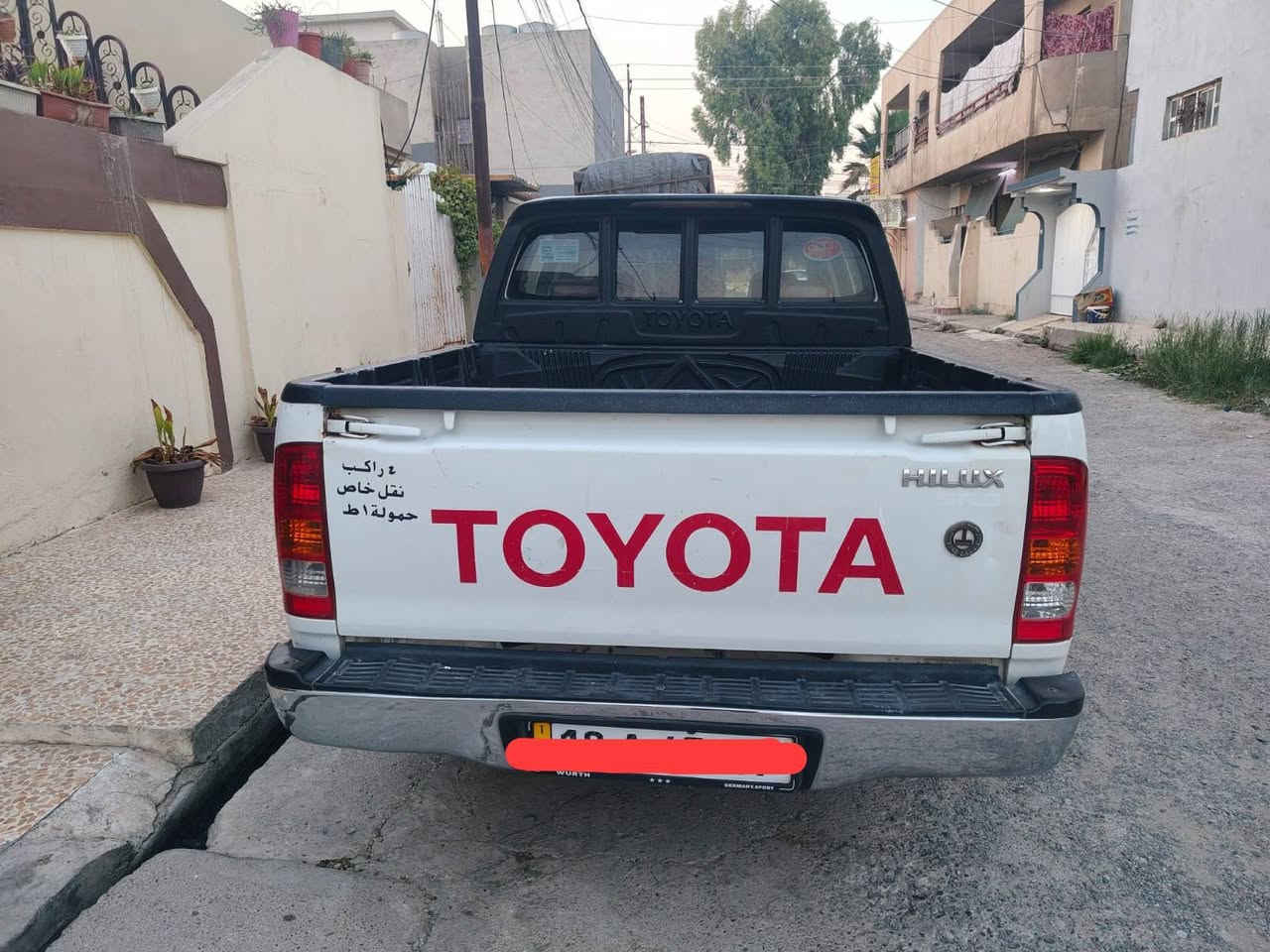 مكلف بالنشر
سلام عليكم للبيع بيكم تويوتا هايلوكس 2006 شاصي 19  رقم نينوى انكليزي سنوية 2029 بأسم راعيها  محرك ما مفتوح كير شرط بيها بيها بارد شي قليل (موجود السونار داخل الصور) السعر اتصل 
*********** كورك
*********** اسيا 
مكان السيارة : موصل
