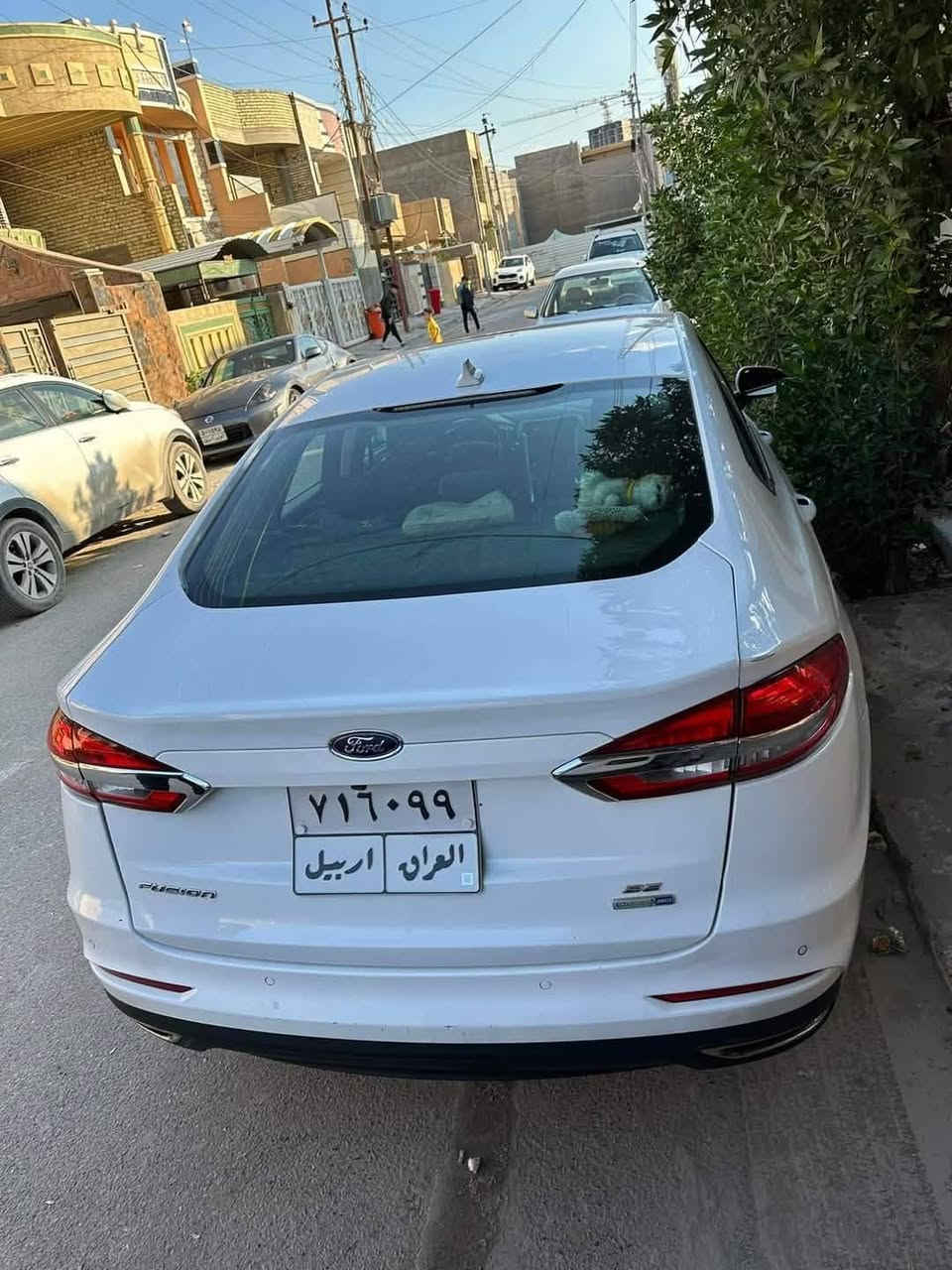 السلام عليكم فورد فيوجن ٢٠٢٠ مواصفات se محرك ٢٠٠٠ توربو فور ويل كشنات كهرباء شاشه كبيرة كاميرا تحكم ستيرن شفتات ستيرن سلايد تخم تايم باتري جديد صدر جديد حادثها الجاملغ اليمين للبيع او مراوس ب ٧ راكب  للاستفسار *********** مكانها حي الجهاد
