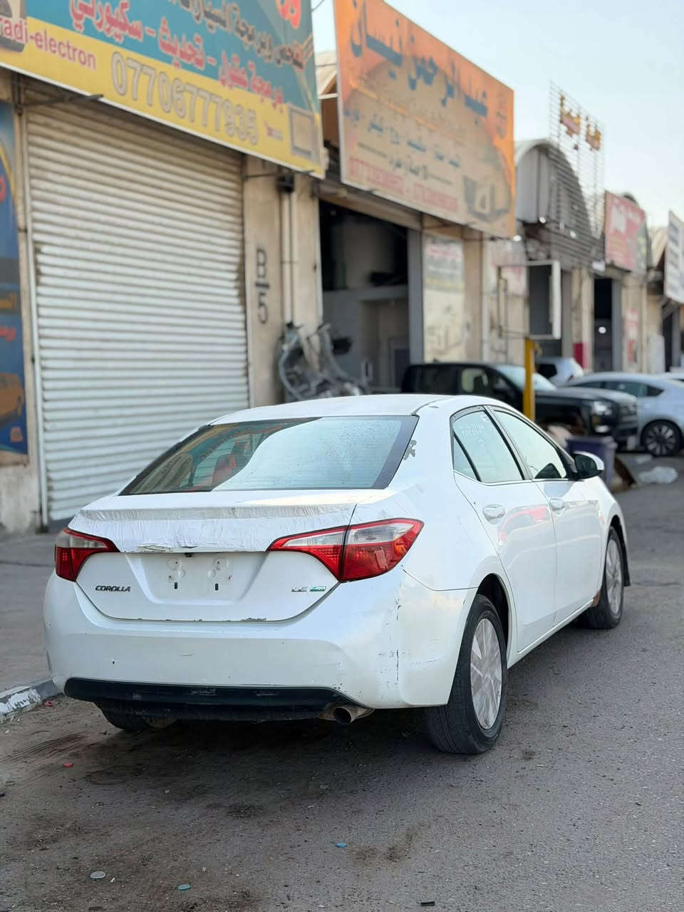 سلام عليكم 🫡 كورلا مديل 14
وارد امريكي جاملغ وبنيد صبغ فقط بدون ضربه وبدون دواخل مكينه وتبريد وحداديه وتخم تاير رقم بصره انكليزي بسمي سنويه ٣٢ هزه جديد ملاحضه السياره بيه خلل بل كير فقط ابيع كير عطلان عنواني بصره 
***********
السعر ٧٥
