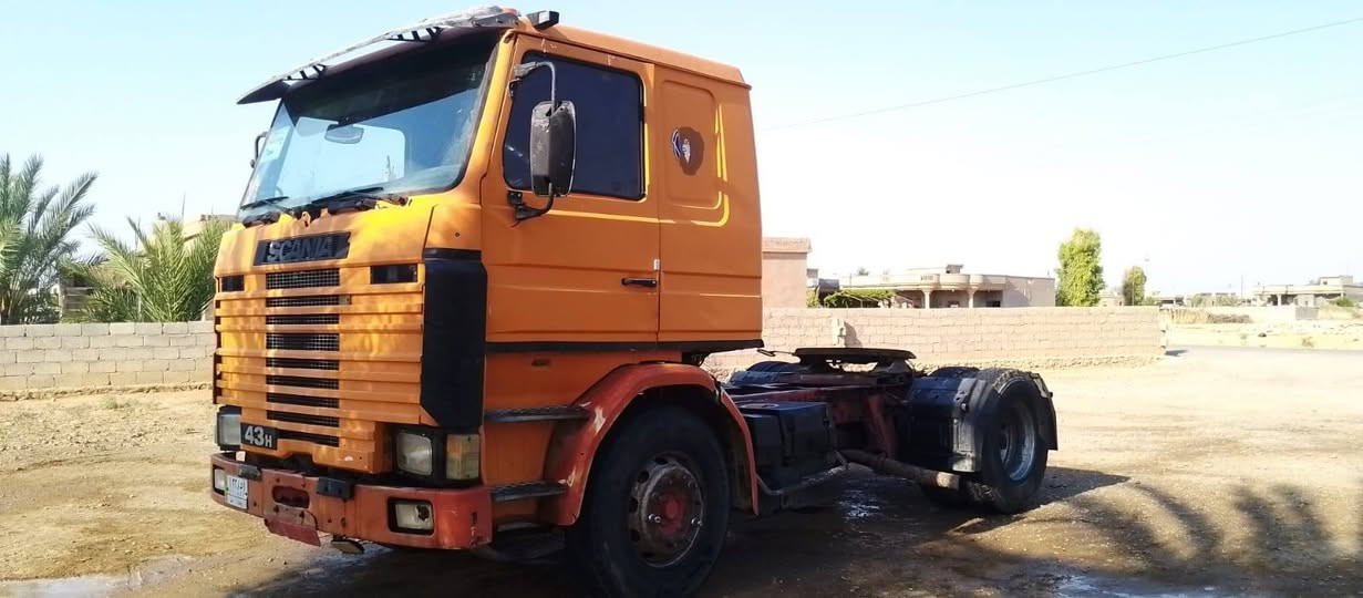 السلام عليكم راس تريله للبيع تايرات كله جدد محرك مقفول تبريد شغال السعر 110 وبي مجال العنوان الانبار القائم الاستفسار***********
