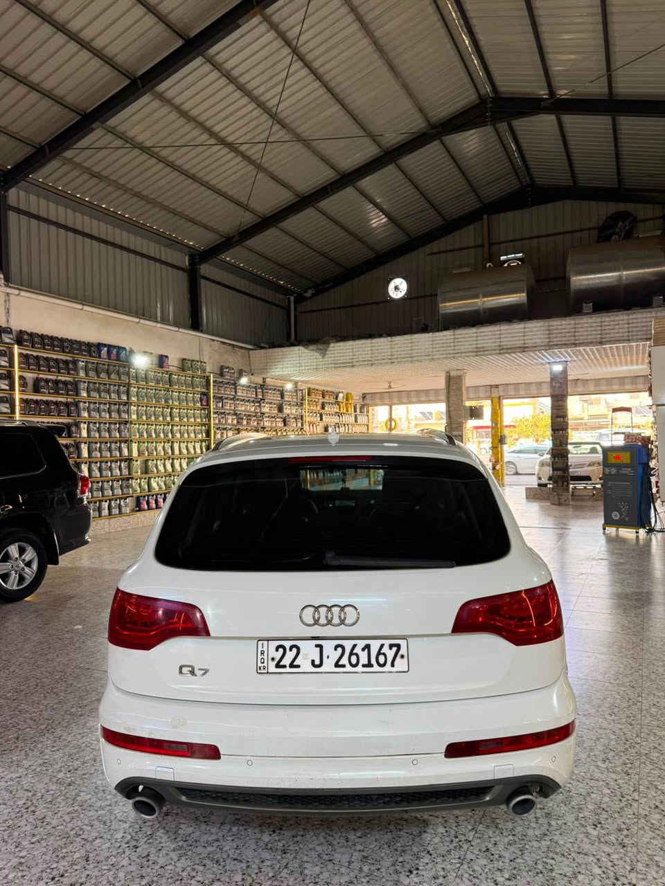 اودي Q7 2012 
فوول مواصفات ما يحتاج اذكر تفاصيلها 
مكينه 8 سلندر كاز فوول اقتصادي و بدون مشاكل 
السعر 160 وبي مجال 
*********** أربيل, العراق
