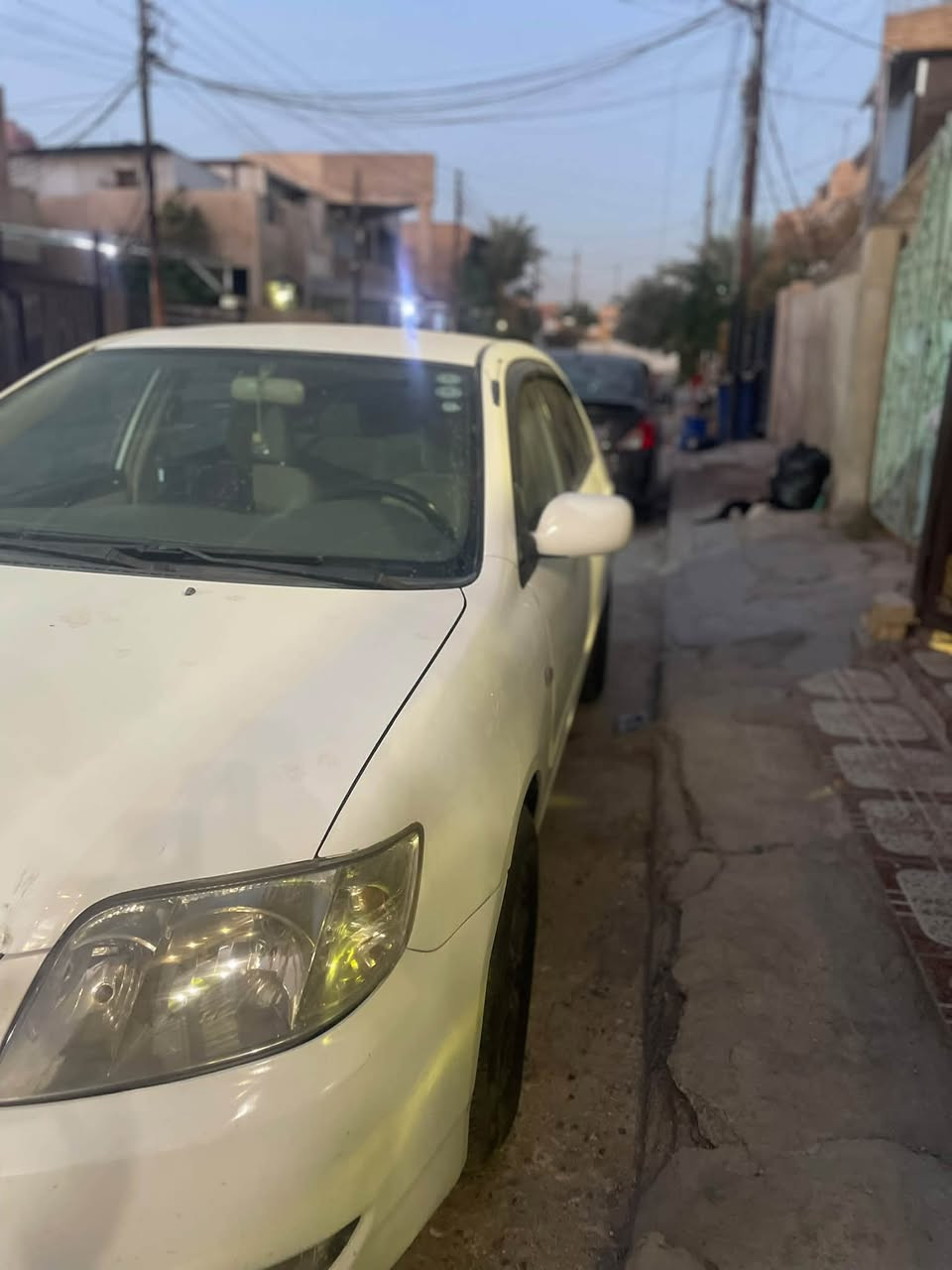 سلام عليكم كورلا بيكاتشو ياباني اصلي 2007 بدون قطره صبغ فقط اكو بارد بلقماره موضح بلفديو واكع عليه قمريه بدون. صبغ كير محرك تبريد تخم تاير كله بشرط محرك 1600 السياره جديده بمعنى الكلمه رقم اربيل باسمي تريد تحويل تريد وكاله مكاني بغداد حي الجهاد السعر 79 وبيه مجال قليل والي متعجبه يكتب يــــــــاللہ اخوان السياره شادله داش كام امامي خلفي وبيه تشغيل عن بعد***********

نص مكتوب في الصور:
- Baghdad
- 38 4G 1:08 6 من 7 XLI
- 7 من 7