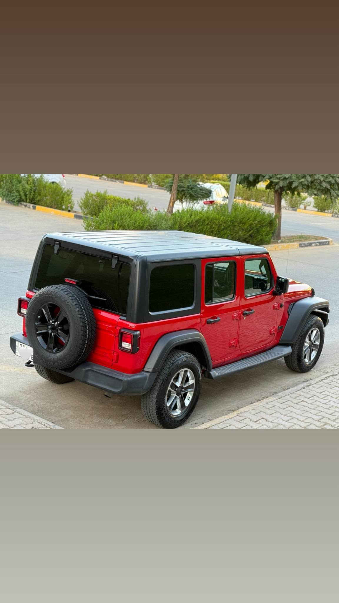 Jeep Wrangler 2023
جێب ڕانگلەر ٢٠٢٣
مواسەفات سپۆرت
‏٢٩٠٠٠ mile ڕۆشتووە
چوار بستۆن و تۆربۆ
دەبڵ ئەکسل
بەصمە تەحدید سورعە
شاشە و کامێرا
پێشی کەپسە و هەردوو چەمەلەغی دواوەی تەنها کەڤەری گۆڕاوە
گێڕ و مەکینە و دەبڵ ئەکسلی بەشەرت 
٢١٥ گەڵا و کەمێک معامەلە
*********** السليمانية, العراق
