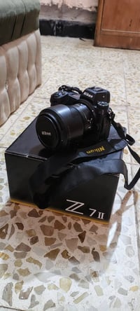 ‏للبيع كامره نيكون z7 مارك 2  ‏مع عدسه Nikon NIKKOR Z 50mm f/1.8 S ‏شت...
