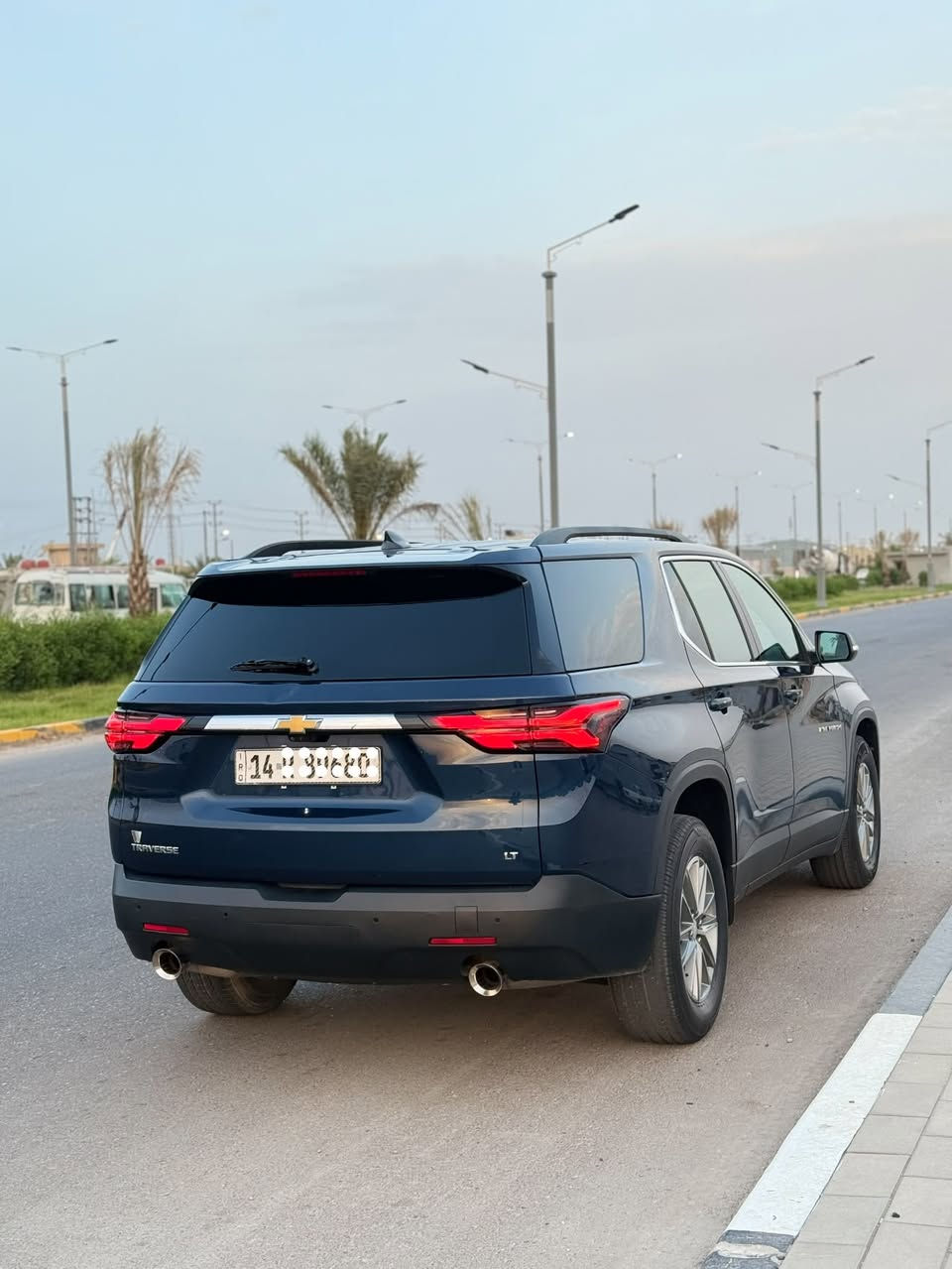 السلام عليكم 
شيفرولية ترافرس للبيع فقط
موديل 2022 كلين
مواصفات LT1 تو ويل 
شاشة و كامرات 360 و حساسات خلفية و رادارات 
ونقط عمياء وتنبيه قبل الاصطدام وتنبيه خروج عن المسار
وباقي المواصفات المعروفة  السعر 245 وبي مجال 
للاستفسار ***********
