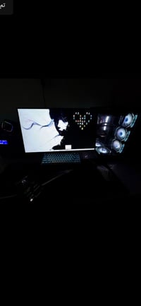للبيع بيسي + سيت اب شاشة 2k 200hz 27in ضمان سنة يو بي اس ( اونلاين ) G...