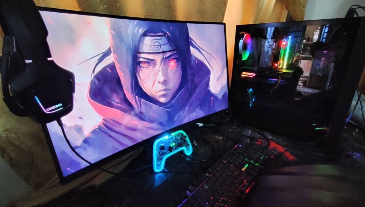 تجميعة للبيع استخدام قليل
Intel® Core™ i5-9400F
 NVIDIA GeForce GTX 1666 SUPER MSI
 RAM 8G 3200hz RGB
 (Motherboard): MSI (MS-7C67)
SSD 512G
🖥️ مواصفات الشاشة (Monitor):
الماركة والموديل: GameMax GMX27C144
الحجم: 27 بوصة منحنية (Curved)
التردد: 144Hz (سلسة جداً للـ E-Sports بي بوحده ب200الف
ملحقات 🔊
ماوس RGB شتريته ب40الف 
وسماعة كلوريوس مودل d RGB هم ب40شتريتة
وكيبورد RGB يمشي حال 
دركسون V9 جيل الاول  شتريته  كامل هوه ودواساته وكير عادي ب100الف
ابيع شلع كلهن ب790الف وبيهن مجال للشراي 
مكاني ميسان عماره او اذا بعيد عليه ادزلكيا توصيل
وتسابي ***********
