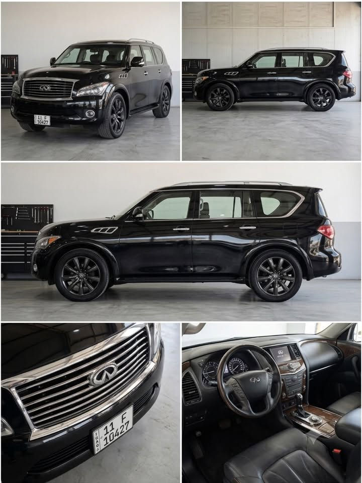 للبيع او المراوس
إنفينيتي QX56 موديل 2012 👑
بدون صبغ كفالة 
كير - محرك - ضفيرة جديدة
حدادية جديدة
ماشية ١٠٠ ميل

المواصفات:

1- المحرك: 8 سلندر V8 بسعة 5.6 لتر (محرك الطاحونة 400 حصان)
2- الكير: أوتوماتيك 7 نمر
3-نظام الدفع: دفع رباعي مع خيارات الدبل (Auto / 4H / 4L) ووضع السحب (Tow Mode)
4- فتحة سقف كهربائية
5- كاميرات 360 درجة (عرض محيطي كامل) مع حساسات أمامية وخلفية
6- 3 صفوف مقاعد تتسع لـ 7-8 ركاب براحة تامة
مع مقاعد خلفيه منفصلة
7-كشنات جلد طبيعي تحكم كهربائي بالكامل مع ذاكرة مقاعد
8-تكييف سنترال ثلاثي المناطق (تبريد معزول وممتاز للمقاعد الخلفية)
9- نظام صوتي احترافي BOSE مع 13 سماعة
10-شاشة وسطية وشاشات خلفية بالمقاعد
11-بصمة تشغيل ودخول ذكي بدون مفتاح

السعر : 170 ورقه وبيهه مجال
بغداد- شارع فلسطين
***********
