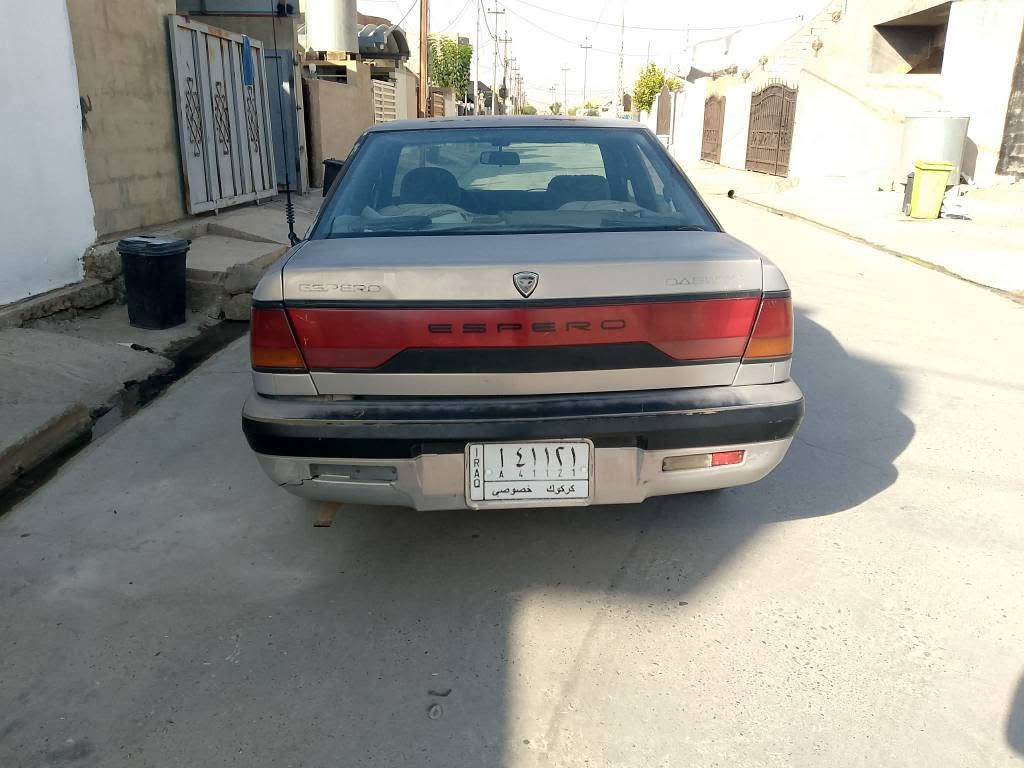 دايو اسبيرو محرك 18 كير عادي موديل95  رقم رقم كركوك شرط تحويل والغرامه كول على بلاد بدون صبغ بدون خياس سعر 19 بي مجال اشواي شرط تحويل و قرص و اضبار  رقم موبايل *********** كركوك, العراق
