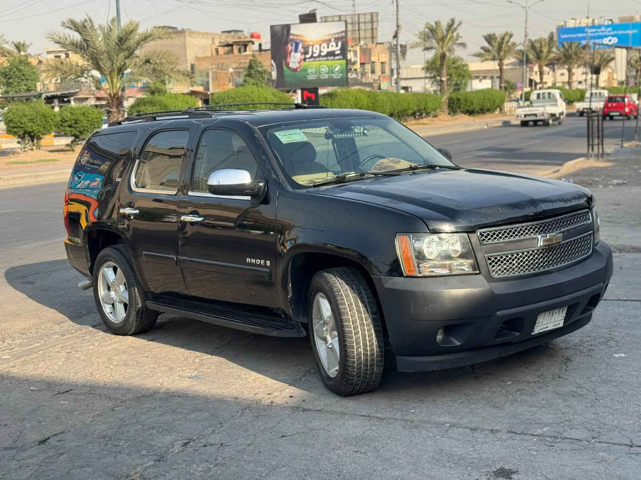 سلام عليكم
 تاهو LTZ للبيع والمراس موديل 2008
السيارة خليجيه بدون حادث مابيها نواقص السيارة جاهزه صدر جديد مكينه 5300 المرغوبه كير ومكينه جدد شاديهن رقم كركوك قرار ٤٨ فقط وكاله؟  تبريد شغال مابها نقص المكان بغداد  السعر 115 وبيها مجال حك الجيه رقم
***********
