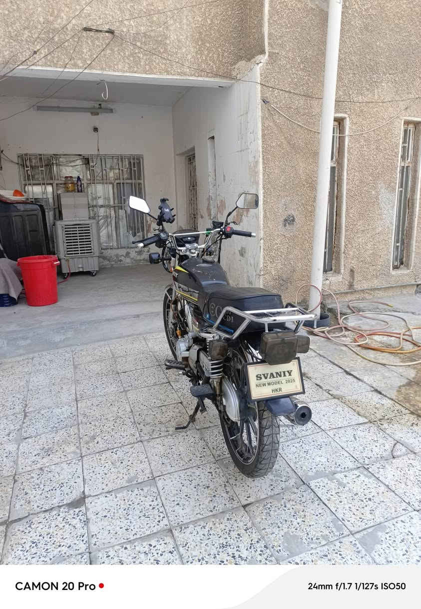 سلام عليكم دراجه 5كير موديل 2025 مكفوله بس راجز سلف و تاير مفطر السعر 725وبيه مجال رقم***********مكان شعب
