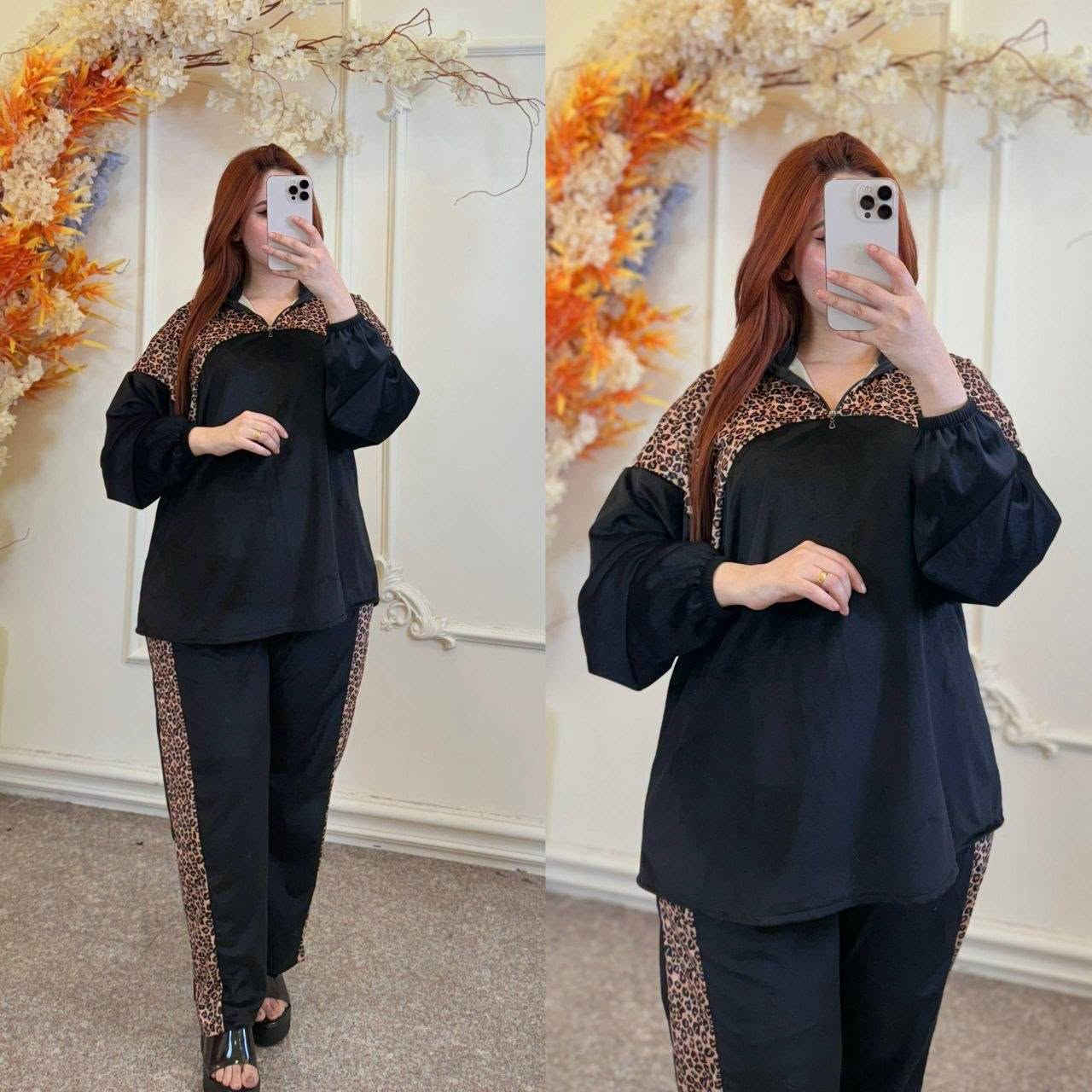 تراك نسائي • جلد الارنب • فري سايز ١١٠ كيلو