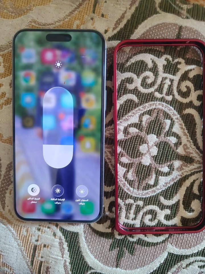 أيفون 15PRO MAX
شرق اوسط ماستر AA/A
بطاريه 85
 ذاكرى 256
تك شريحه 
بي خط بشاشه ما مبين
فيس إيدي شغال 
جهاز بلادي ما مفتوح 
كفر 17برو ماكس
سعر 950وبي مجال 
تواصل ***********
