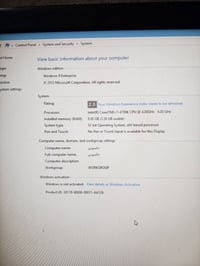 i7 الجيل الرابع • رام 8GB • هارد 500GB