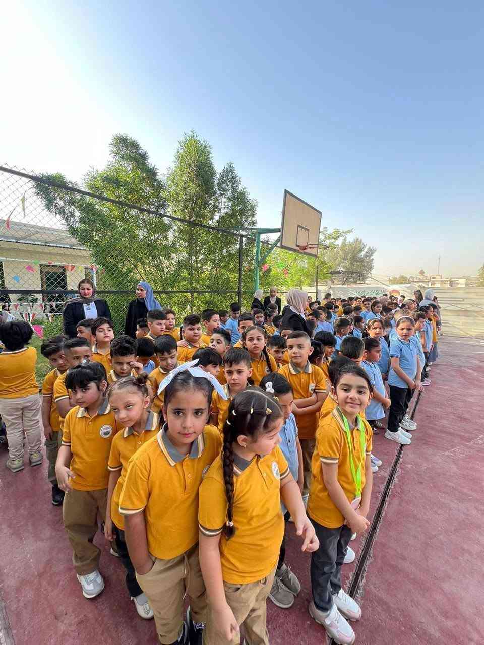 🏩 تعلن مدرسة بغداد الأساسية الأهلية النموذجية المختلطة 🏩
عن فتح أبوابها واستقبال التلاميذ 👫 الجدد للتسجيل وقبول تلاميذ المدارس الاخرى للعام الدراسي 2026- 2027 فعلى الراغبين بالتسجيل الإسراع 🏃‍♀️🏃‍♀️ بحجز المقعد.
🔥 #مفاجأة_العام_الدراسي_الجديد 🔥
إكمال المسبح الأولمبي المغلق داخل مبنى المدرسة، لتوفير أعلى مستويات الأنشطة الرياضية والترفيهية لأبنائنا التلاميذ تحت إشراف مدربين مختصين! 🏊‍♂️🥇
⬅️ بإدارة كفؤة وكادر تعليمي متميز 🧑🏻‍🏫👩🏻‍🏫
⬅️ يقبل تلاميذ الصف الاول الابتدائي من مواليد 2020 كافة ومواليد 2021 شهر كانون الثاني.
🥇  #ما_يميزنا 🥇
📌- نظام إكمال الواجبات من مسؤولية المدرسة 🎒 #الحقيبة_الفارغة 🎒 وإجراء المراجعات المستمرة للامتحانات الشهرية والامتحانات النهائية.
📌- يدفع القسط السنوي بشكل #دفعات_حسب_الامكانية.
📌- #يتوفر_نظام_الاوفر_تايم ما بعد انتهاء ساعات الدوام الرسمي لأبناء الموظفين.
📌- مساحة المدرسة 6500 متر (ستة آلاف وخمسمائة متر مربع).
📌- المنشآت الرياضية: مسبح أولمبي متكامل ومتطور، قاعات لرياضة التايكواندو، والباليه 🏊‍♂️🥋🩰.
📌- المناهج في مدرستنا هي المناهج المقررة من وزارة التربية بالإضافة إلى المناهج الإثرائية.
📌- المدرسة مجهزة بوسائل التبريد والتدفئة لراحة التلاميذ👫 ونظام متطور من كاميرات المراقبة.
📌- استخدام وسائل الإيضاح الحديثة (Smart board و Data show).
📌- تعلم اللغة #الانكليزية مع التركيز على تقوية الطالب ( قراءة - كتابة - محادثة ).
📌- مختبرات خاصة لدرس الحاسوب👩🏻‍💻 ودرس العلوم 👩🏻‍🔬 وتوجد أيضاً مكتبة مدرسية 📚.
📌- سفرات وحفلات ترفيهية للتلاميذ ⛱️⚽🎡.
📌- الاهتمام بمستوى التلميذ العلمي والأخلاقي ⭐️.
📌- توجد خطوط نقل للمناطق كافة 🚌🚌🚌.
📌- زي خاص بالمدرسة بجودة عالية ومواصفات عالمية وبتصاميم عصرية 👩‍💼.
📌- متابعة مستمرة للواجبات عبر القنوات الخاصة لكل مرحلة.
💯 متمنين لكل التلاميذ النجاح والتفوق والإبداع 💯
● للتسجيل يرجى زيارة مبنى المدرسة 🏫 الكائن في:
بغداد - شارع فلسطين - مقابل مديرية تربية الرصافة الأولى - خلف الموال - محلة 510.
● أو الاتصال على الرقم 📞: ***********
● أو مراسلة الصفحة ... ننتظر زيارتكم 😊
