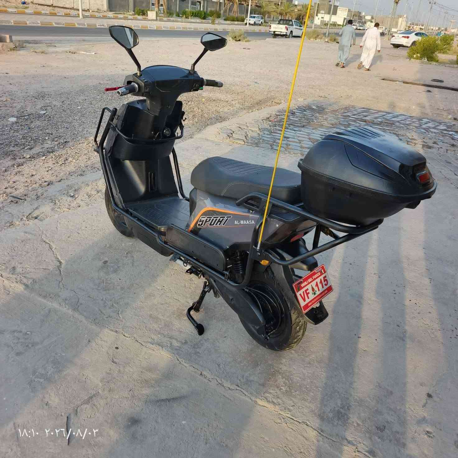 دراجه شحن للبيع 
نوعيه الماسه 
سته بطاريات يقرا ٩٫٥
كهربائيات كله شغال 
دراجه خير من الله
موديل 2025
السعر 470&
هاتف ***********
موجودة بالعامريه
