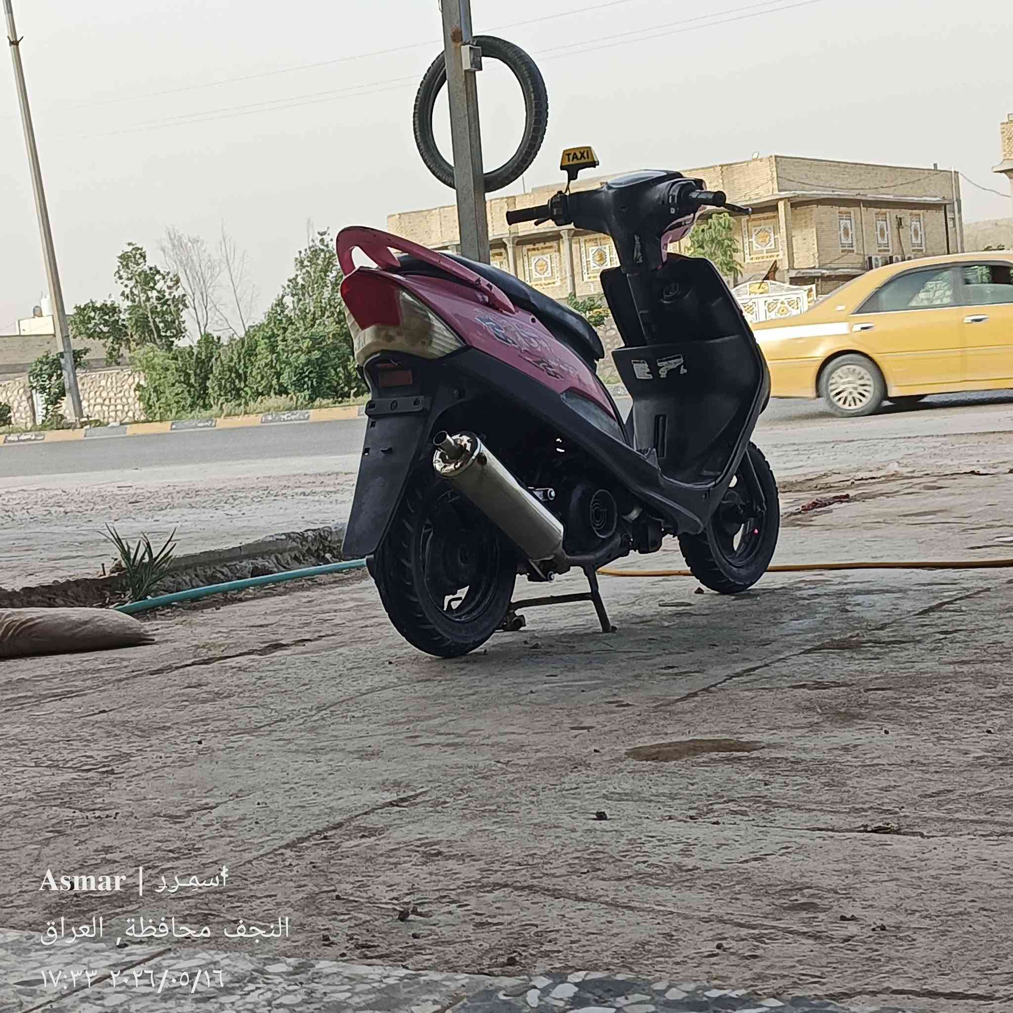 سلام عليكم دراجه ماكس عدله 55 للبيع
دراجه شوفت عيونكم حلوه وتخبل  بيه ملاحضات بسيطه كلش والدراجه مصروف عليه هواي لن رياضيه من فوك لجوه وعليه مكينه تشك الكاع انطيك مال شغل مال تحوله حربي بكيفك دراجه حلوه وسعره مناسب 550 وبيه مجال قليل مكان النجف شارع كربلاء عمود 123 والاستفسار خاص او عل.رقم ***********
