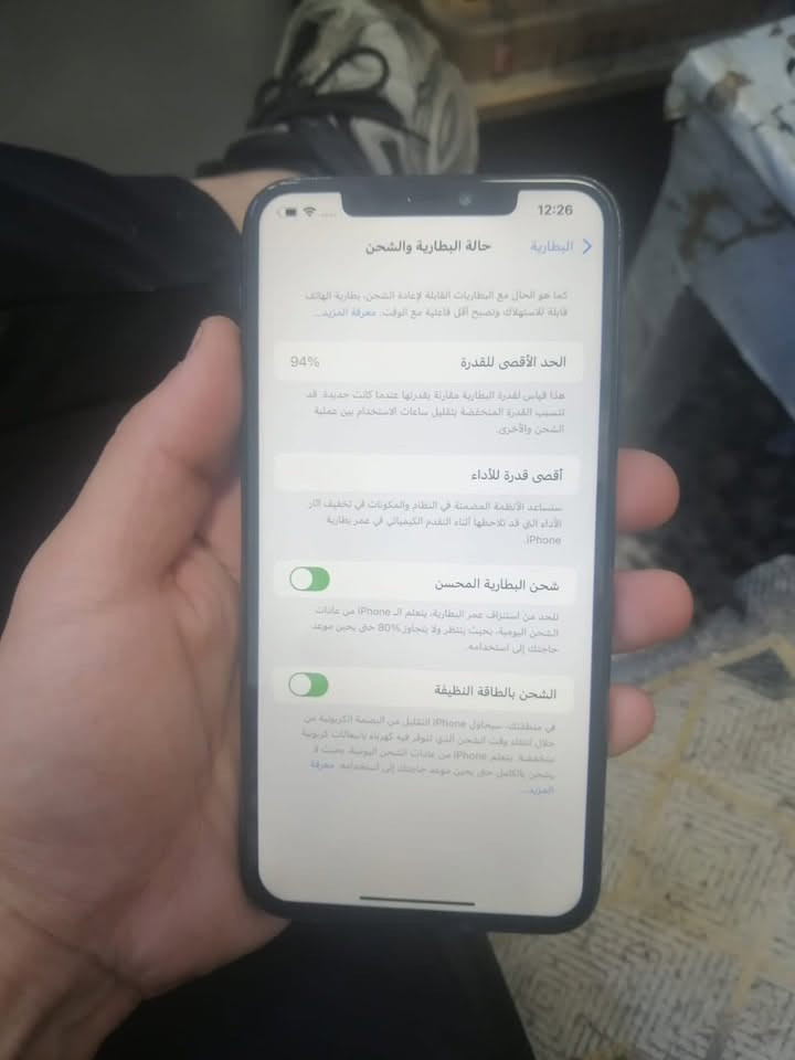 آيفون ١١ برو ماكس • ٢٥٦ • بطارية ٩٤٪
