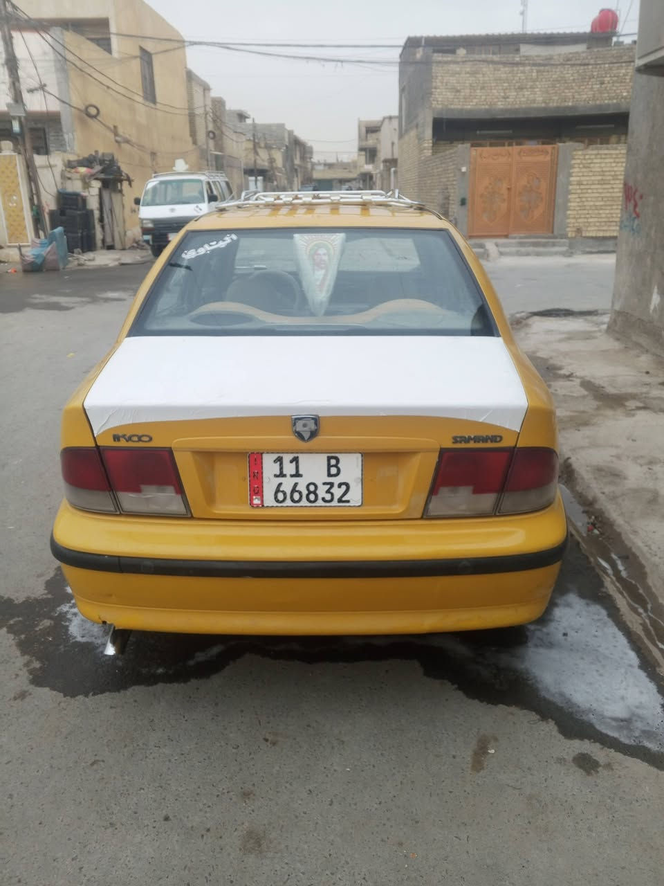 من رخصة الادمن
السلام عليكم سياره للبيع سمند 2012 رقم بغداد إنكليزي مصفره من كلشي تحويل ثاني يوم تبريد جان يشتغل وطفه الوحده ما اعرف شبيه سياره بلاديه لاصبغ ولاضربه كهربائيات كلها شغاله سياره جديده السعر 30وبيه مجال 
المكان بغداد *********** الشراي يتصل
