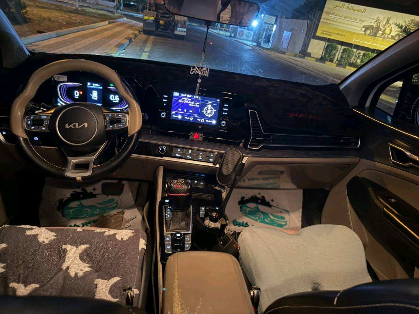 سبورتج موديل 2023 خليجي  
مكينه 2000 دوش  
بصمه +ابواب 
ترحيب اضاءة 
شاشة طويلة 
انضمه قيادة 
تحكمات استيرن
شفتات سرعه 
اشارة بالمري  
هند بريك بصمه 
حساس خلفي وامامي 
كشن كهرباء 
تدفئه كشنات 
تبريد قطعتين 
لايت زينون 
لد نهاري اكس 
بك لايت لد 
كروز مثبت سرعه 
تشغيل عن بعد 
 
ماشية 56000 كيلوا 
رقم بغداد الجديد

***********
