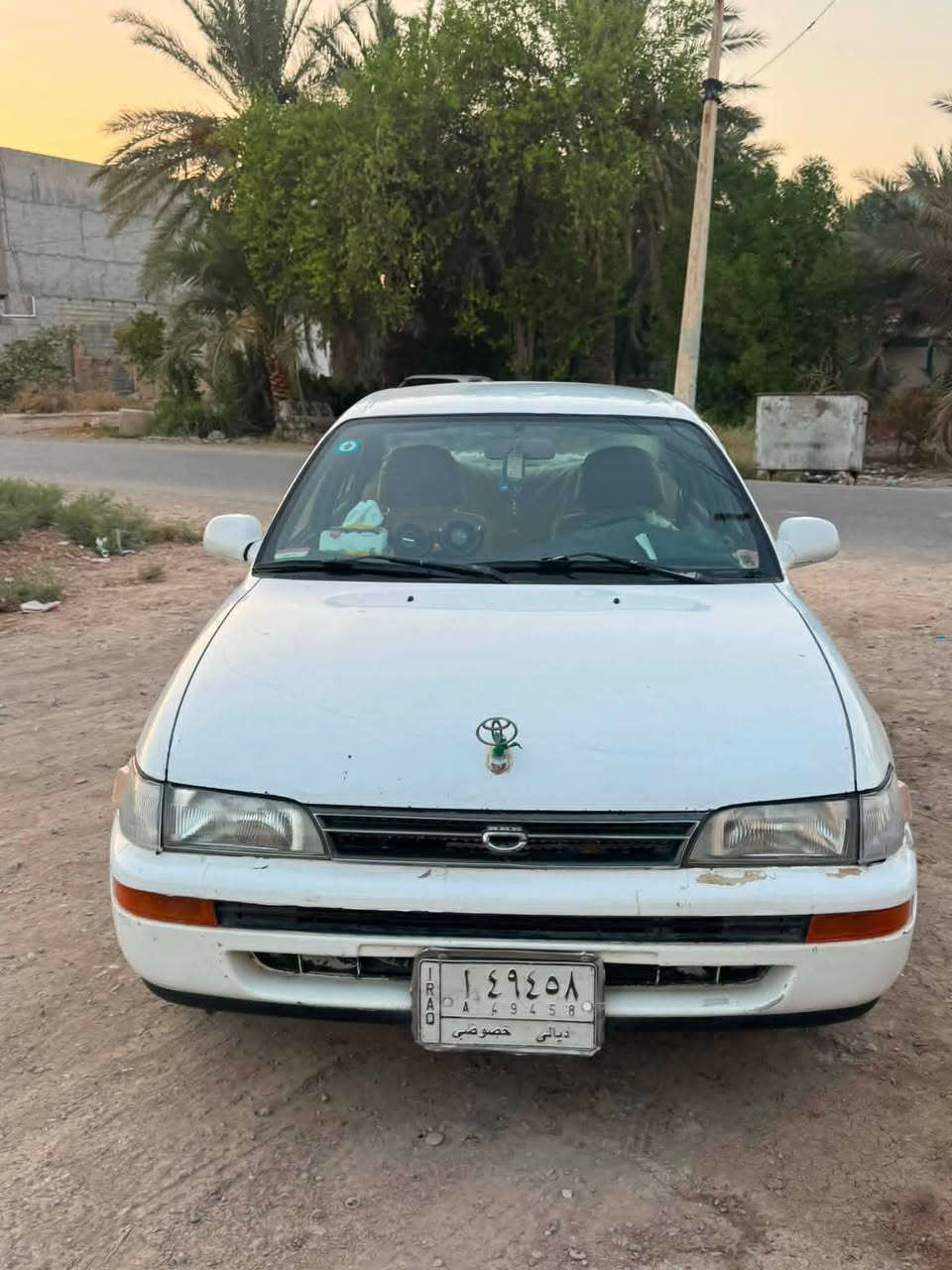 السلام عليكم
كورلا موديل 91تبريد تخم تاير صدر امامي خلفي مكينة وكير بلشرط 
سنوية ٢٩ تحويل مباشر 
السعر ٤٨ وبيها مجال المكان ديالى الوجيهية
رقم الهاتف ***********
