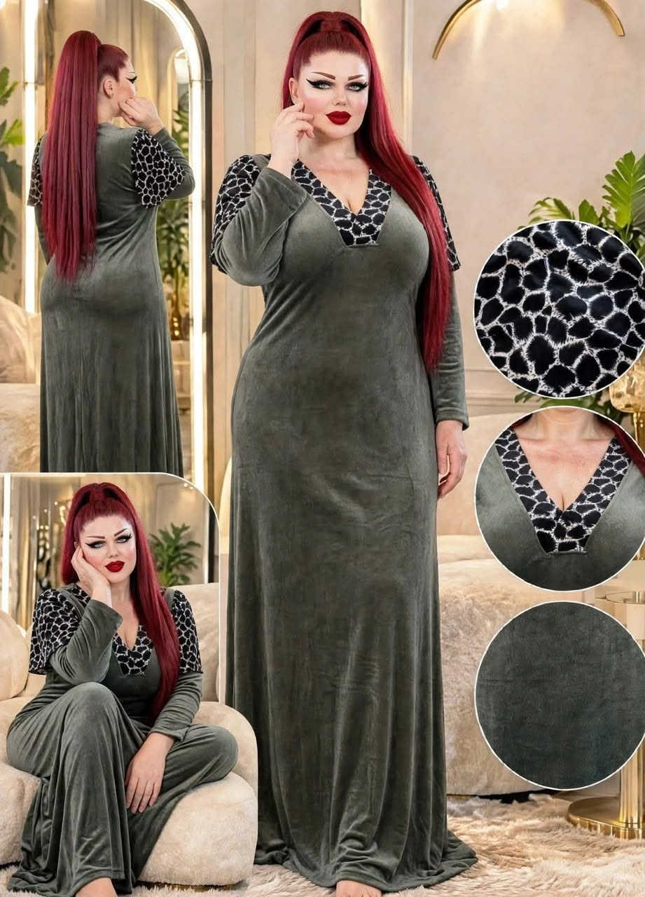 دشداشة شتوي • كشكش بالكتف • L XL XXL