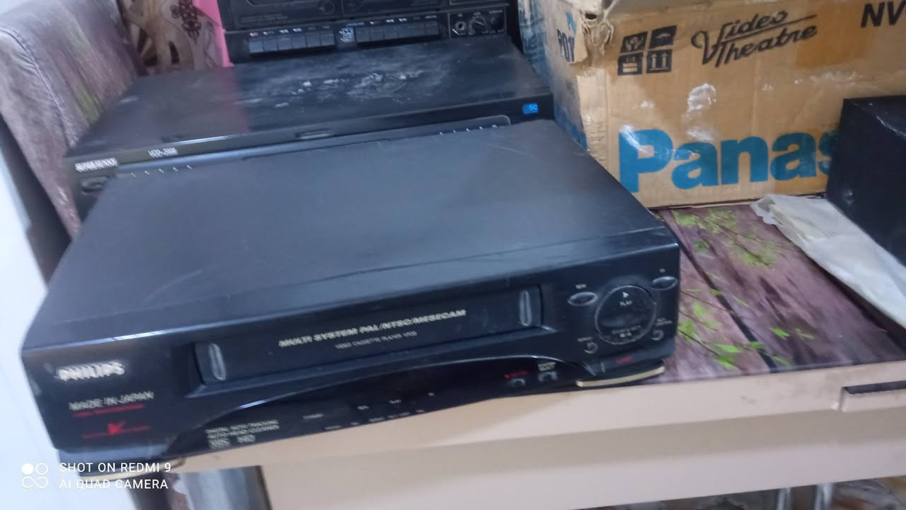 *💰للبيع💰*
أجهزة فيديو ناشيونال باناسونيك وفيليبس سي دي سوبرسني وراديو مسجل دبل كاسيت. وراديو مختلف الماركات ومثرامة لحم باناسونيك صناعة يابانية للاستفسار الاتصال
على الرقم ***********
