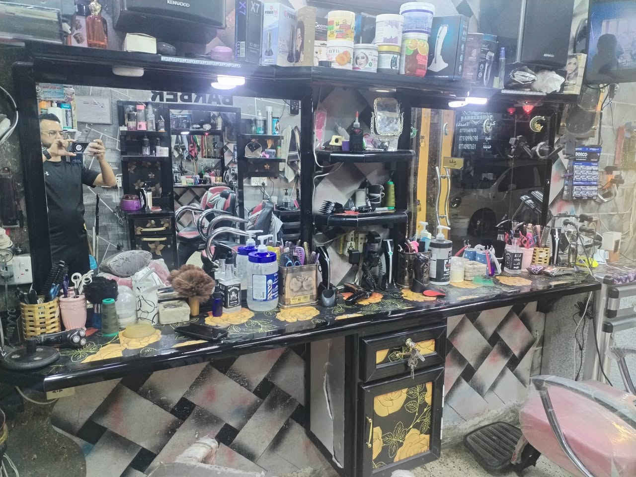 ميز حلاقة • المنيوم • ثقيل